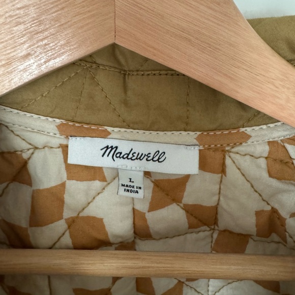 Madewell Quilted Cropped Raglan Shirt Jacket - Picture 7 of 7